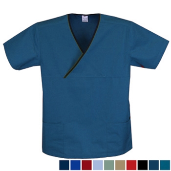 Crossover Trim Scrub Top - with 2 pockets Style# A10C (Clearance) 