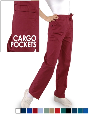 Unisex Pants with (2) Cargo Pockets with Drawstring Style# CSP2 (On Sale)