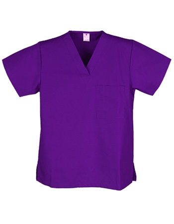 Solid Scrub Tops - (1) Chest Pocket  Style # UXT01C (Clearance)