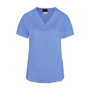 Unisex Solid Scrub Top - (3) Front Pockets  Style#  A100C (Clearance)