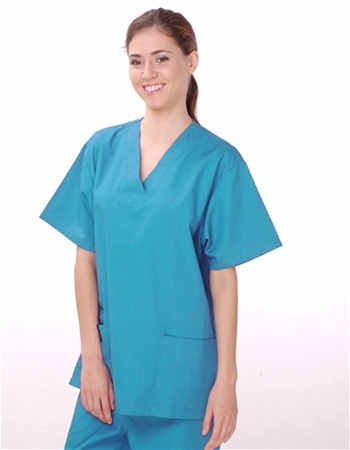 Solid Scrub Tops - (3) Front Pockets  Style #  A100C (Clearance)